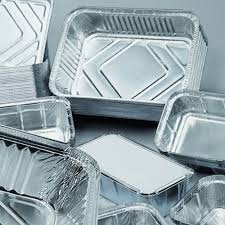 VASCHETTA ALLUMINIO R48G 2 PORZ. CONF X 100 PZ MIS.210X140