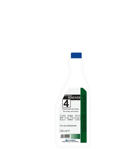 [SHC10824] DET/FC SPECIALIST REMOVER N. 4 - Smacchiatore liquido per tessuti specifico per l'eliminazione di macchie di sangue, vino, erba, caffè - ML 750 