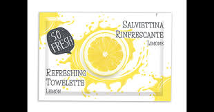 [SHC080501] SALVIETTINA RINFRESCANTE AL LIMONE CART X 500 PZ